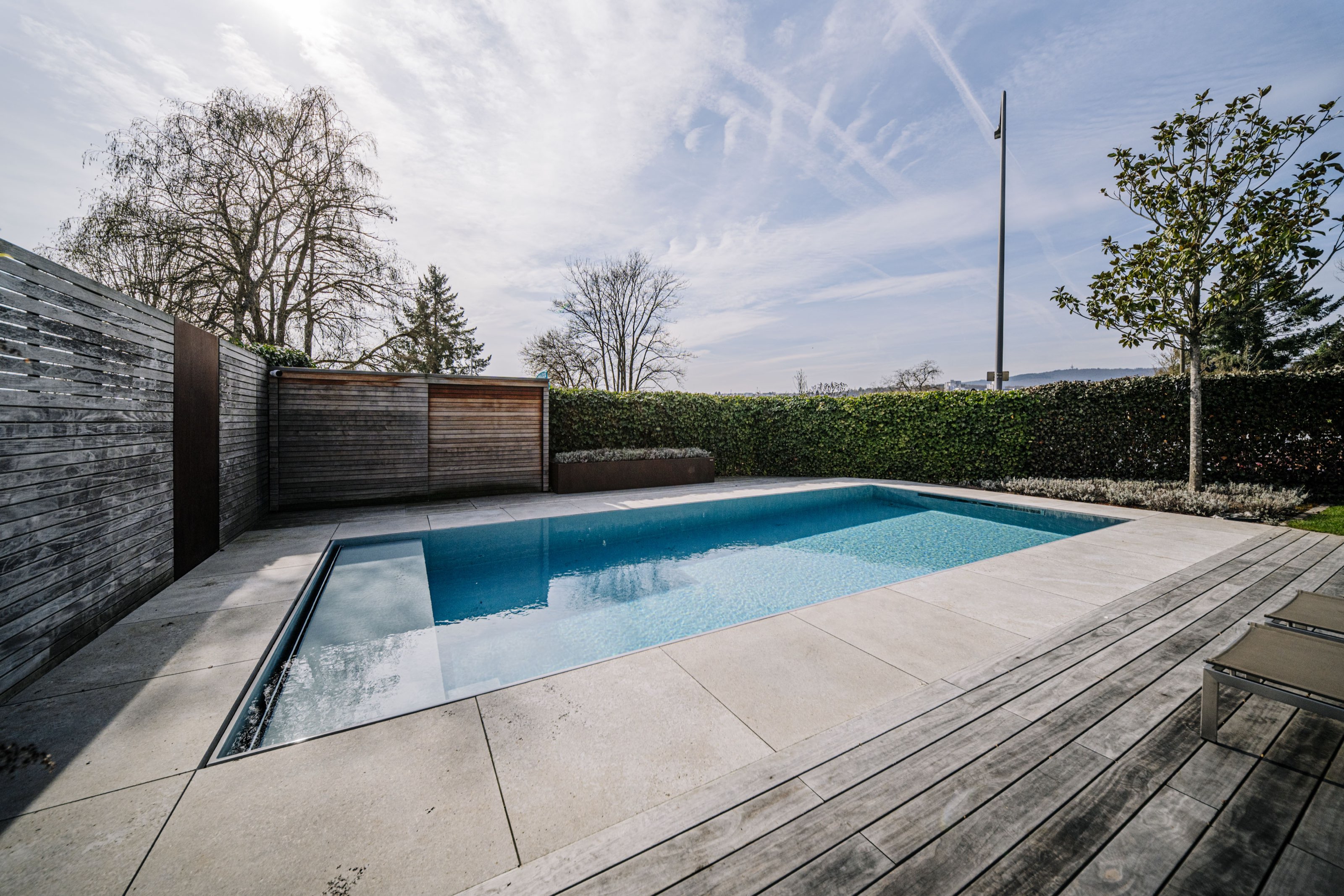 Fertige Gartenanlage — Drohne