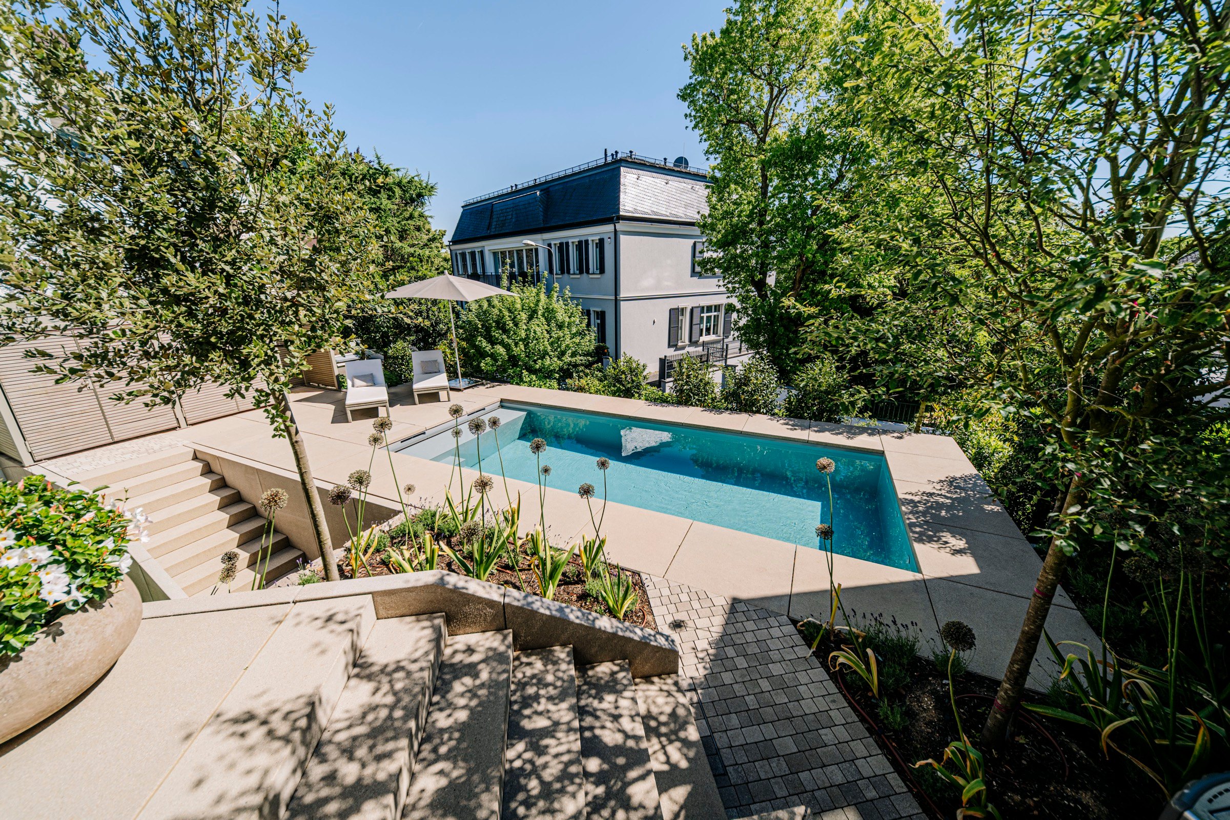 Poolbau — Townhouse Wiesbaden
